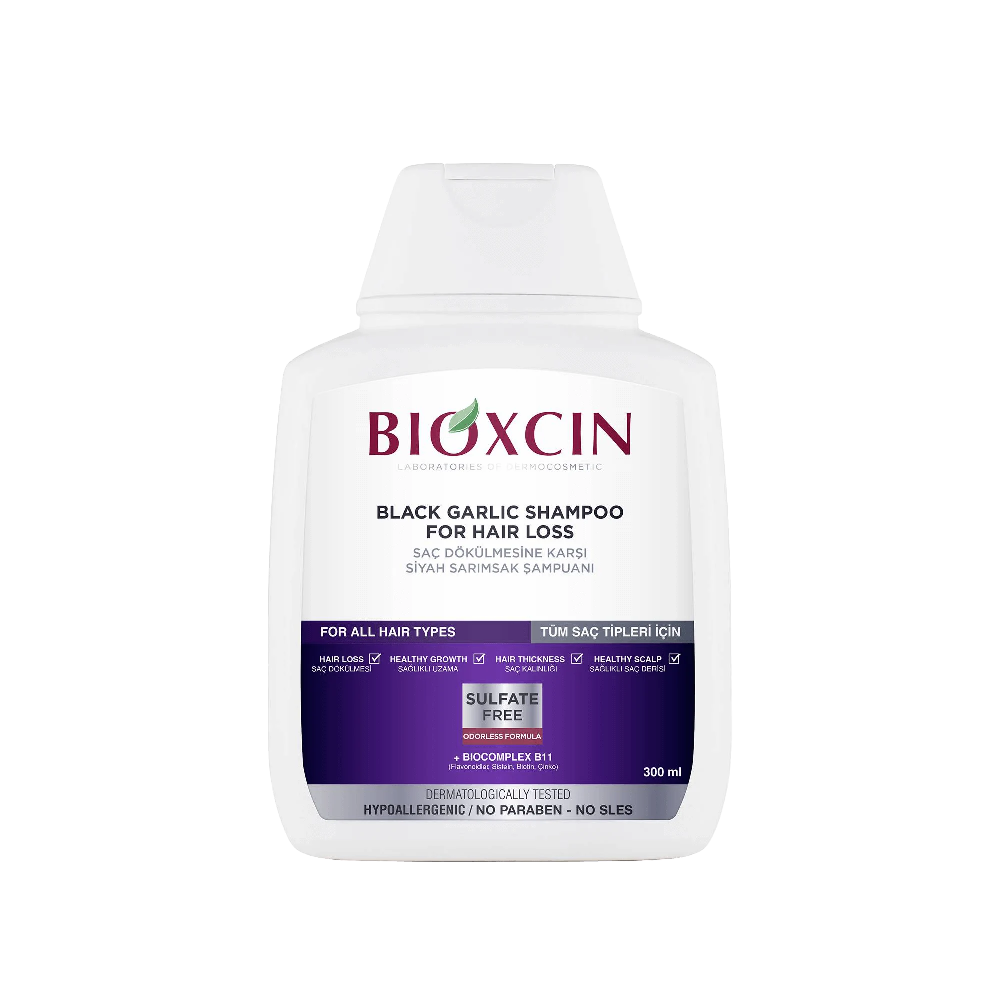 Bioxcin Black Garlic Shampoo