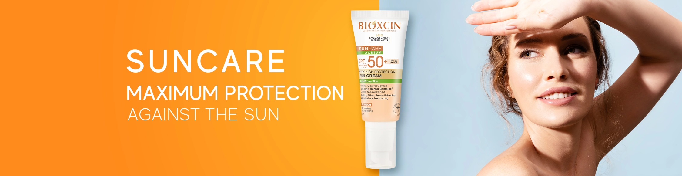 Tinted Sunscreen for Acne-Prone Skin 50+ SPF