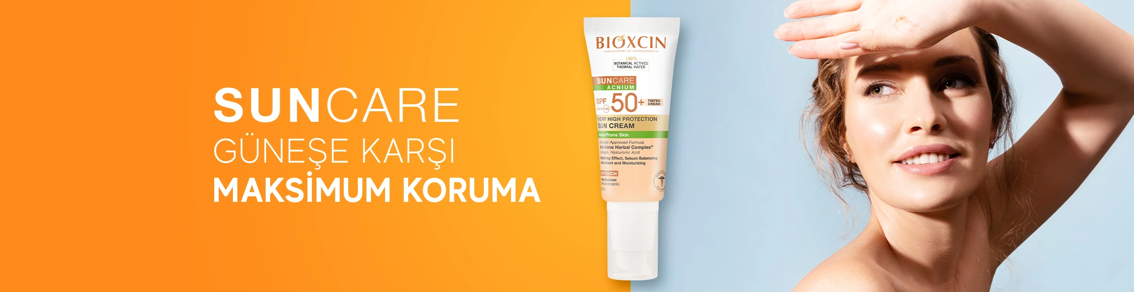 Tinted Sunscreen for Acne-Prone Skin 50+ SPF