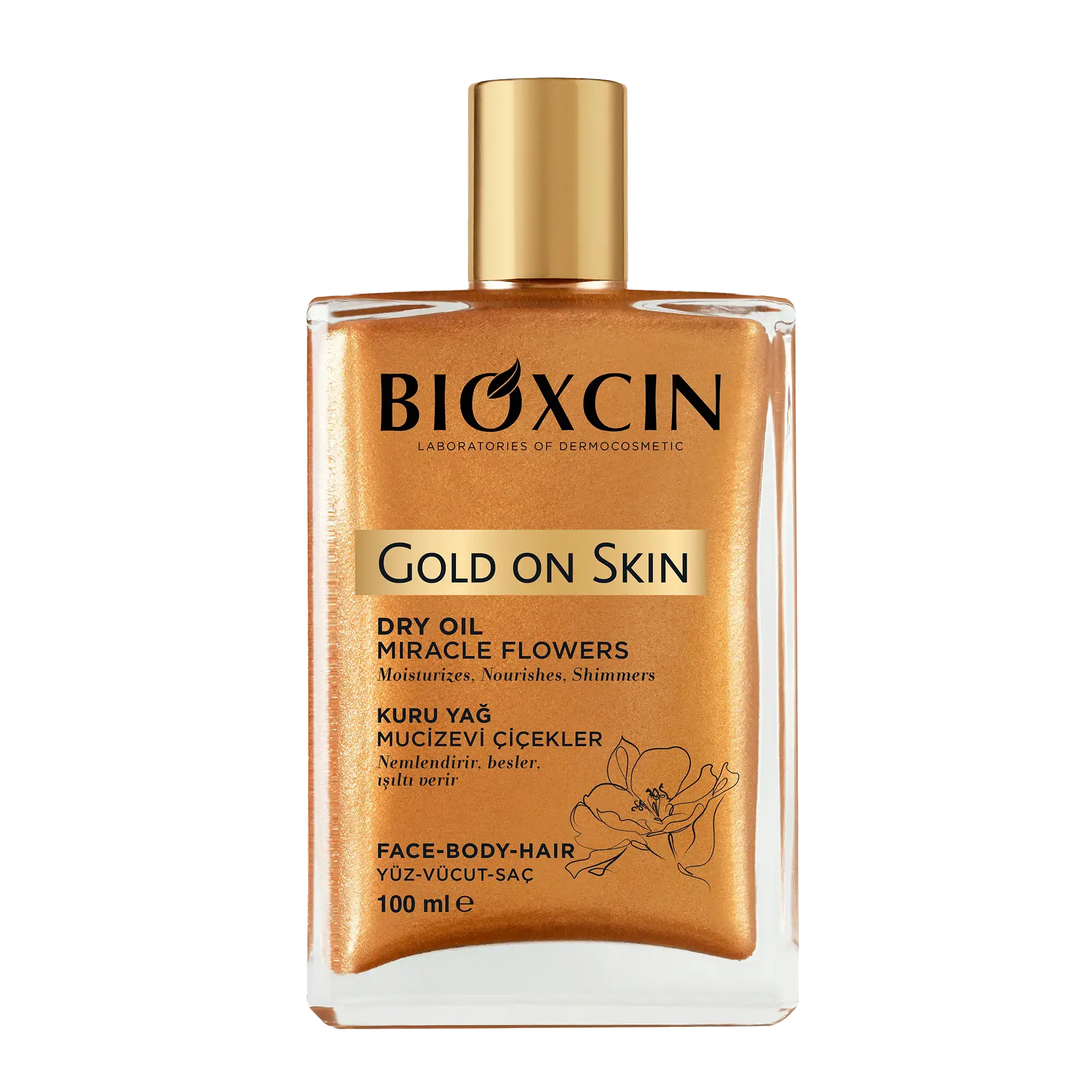 Bioxcin Bioxcin Gold On Skin Dry Oil