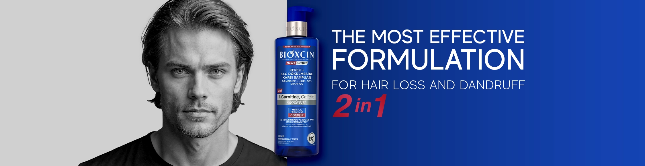 Anti-Dandruff + Anti-Hair Loss Shampoo