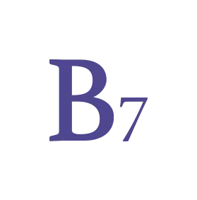 Biotin contributes to the maintenance of normal hair and skin.