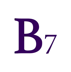 Biotin contributes to the maintenance of normal hair and skin.